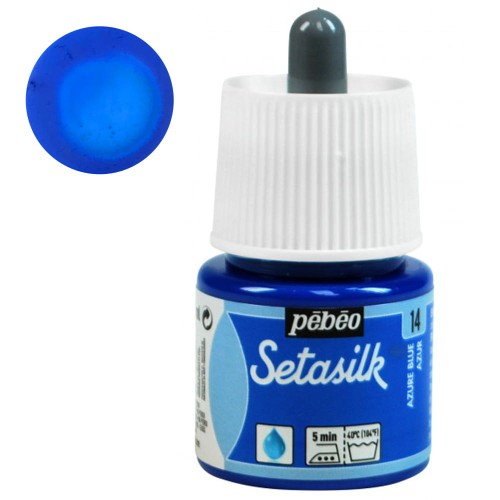 Farba do jedwabiu Setasilk Pebeo 45ml - 14 Azure blue