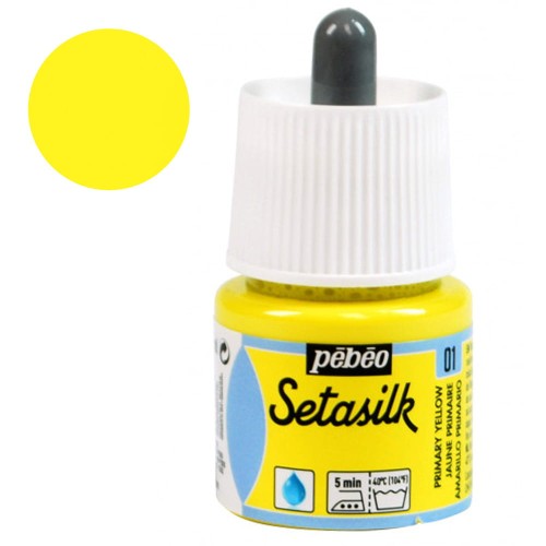 Farba do jedwabiu Setasilk Pebeo 45ml - 01 Primary yellow