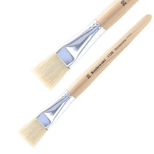 Pędzel Kozłowski seria 1136 - 20 - płaski