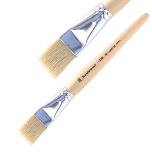 Pędzel Kozłowski seria 1136 - 22 - płaski