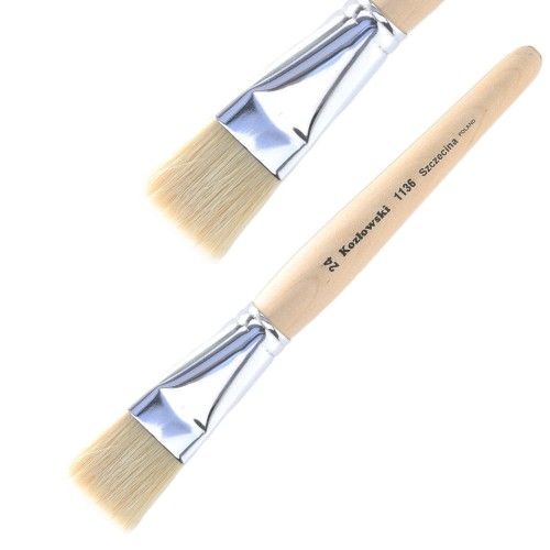 Pędzel Kozłowski seria 1136 - 24 - płaski