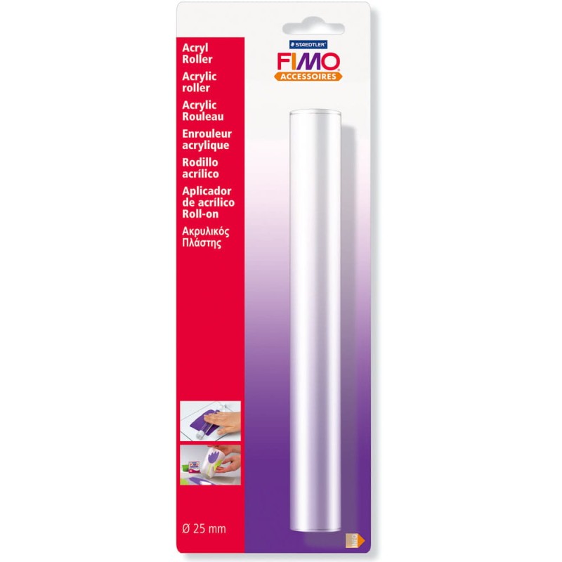 Akrylowy wałek do modeliny Fimo