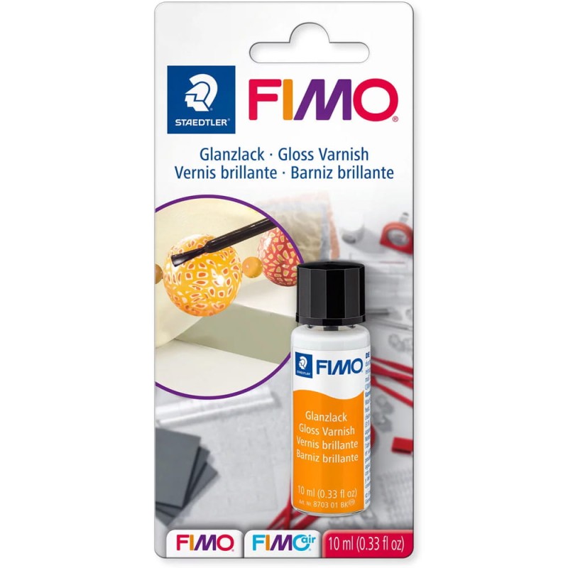 Lakier błyszczący Fimo 10 ml + pędzelek
