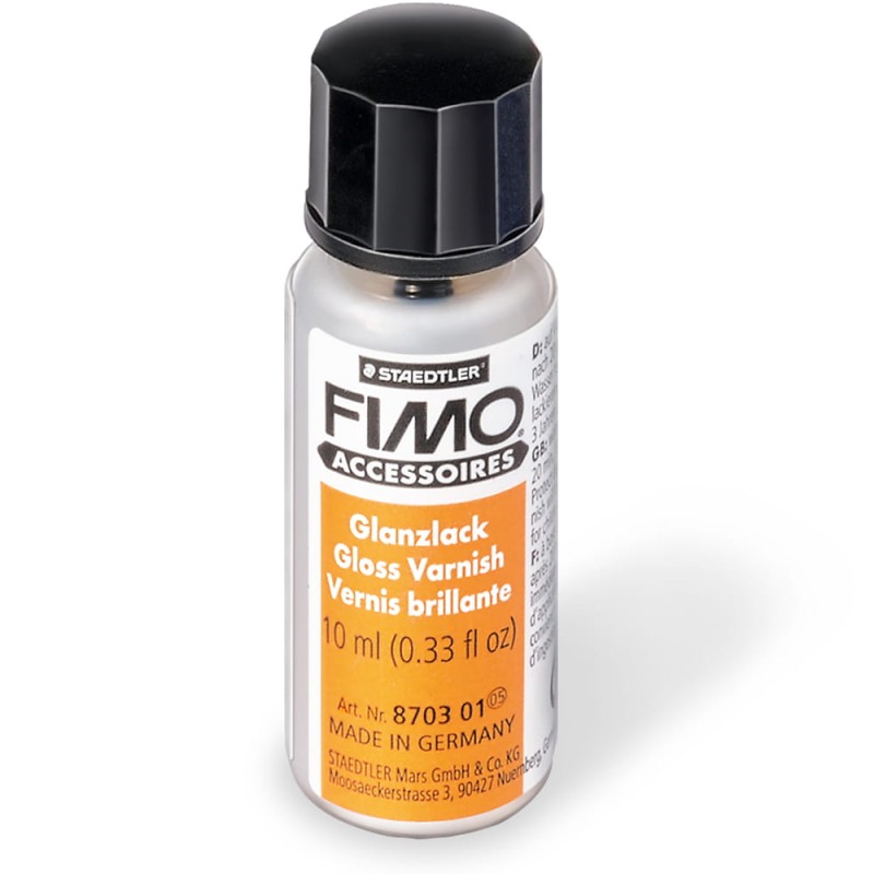 Lakier błyszczący Fimo 10 ml + pędzelek
