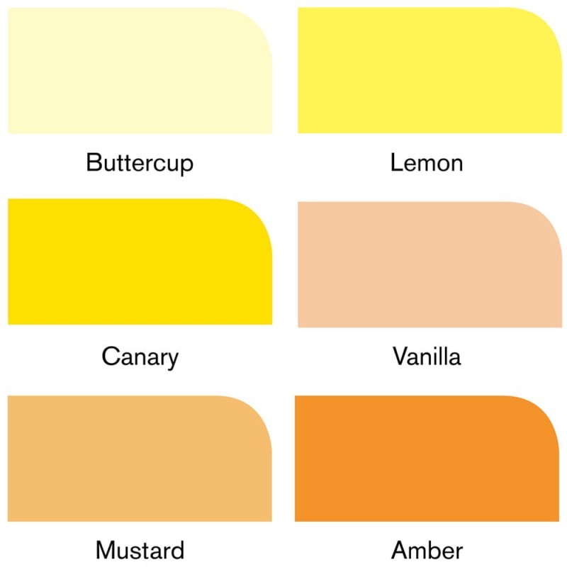 Promarker 6 szt Yellow Tones Winsor &amp; Newton