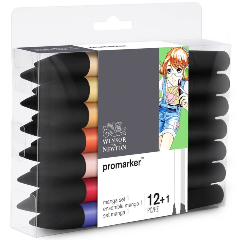 Zestaw Promarker 12+1 Manga Ensemble Set 1 Winsor &amp; Newton