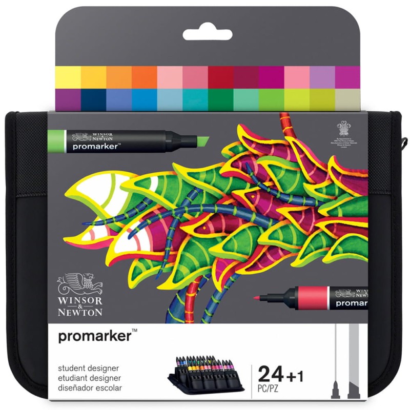 Zestaw Promarker 24 Student Designer Set Winsor &amp; Newton