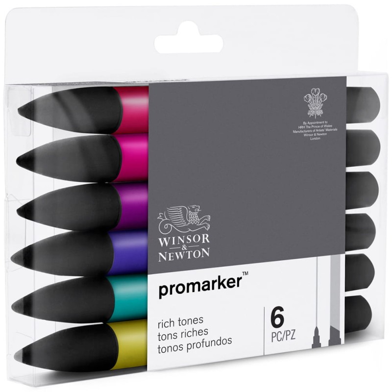 Zestaw Promarker 6 szt Rich Tones Winsor &amp; Newton