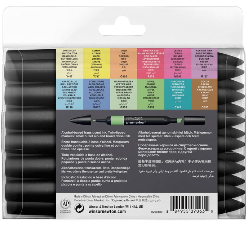 Zestaw Promarker 12+1 Set 2 Winsor &amp; Newton
