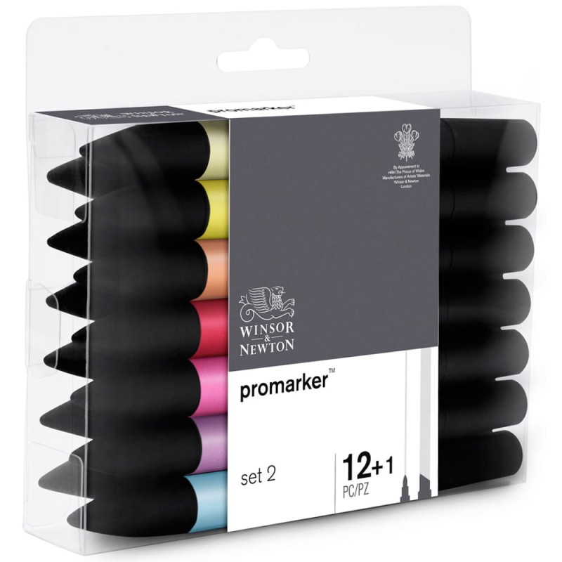 Zestaw Promarker 12+1 Set 2 Winsor &amp; Newton