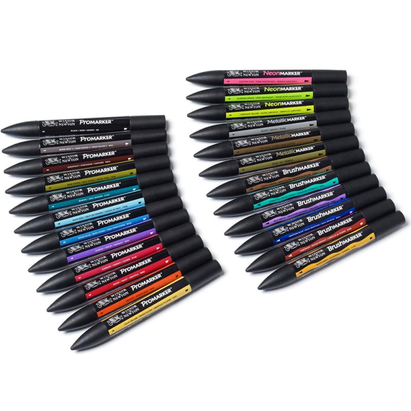 Zestaw Promarker 24 szt Mixed Marker Set Winsor &amp; Newton