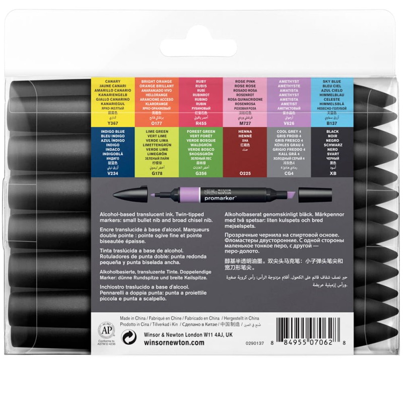 Zestaw Promarker 12+1 Set 1 Winsor &amp; Newton