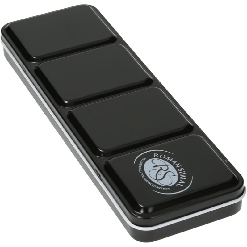 Kasetka metalowa na akwarele 12 sztuk Szmal