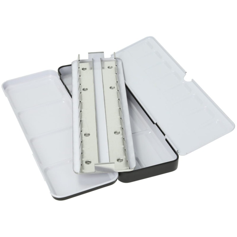 Kasetka metalowa na akwarele 12 sztuk Szmal