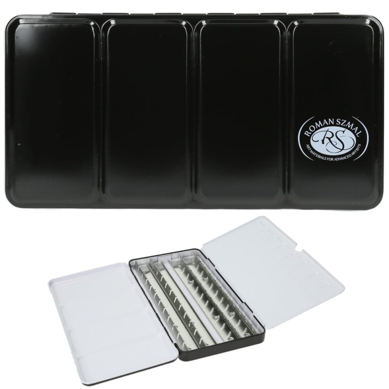 Kasetka metalowa Szmal na akwarele 24 sztuki