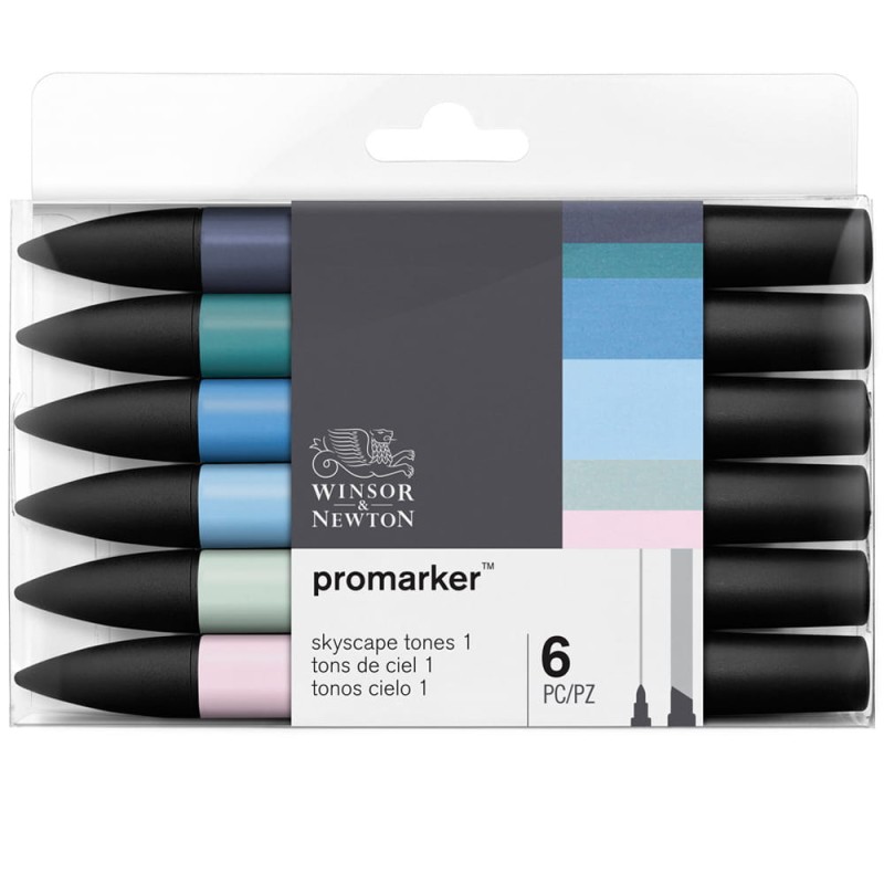 Zestaw Promarker 6 szt Skyscape Tones 1 Winsor &amp; Newton