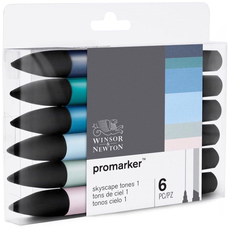 Zestaw Promarker 6 szt Skyscape Tones 1 Winsor &amp; Newton