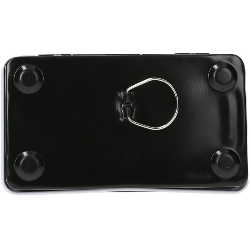 Kasetka metalowa Czarna Renesans MAŁA na akwarele 12 półkostek