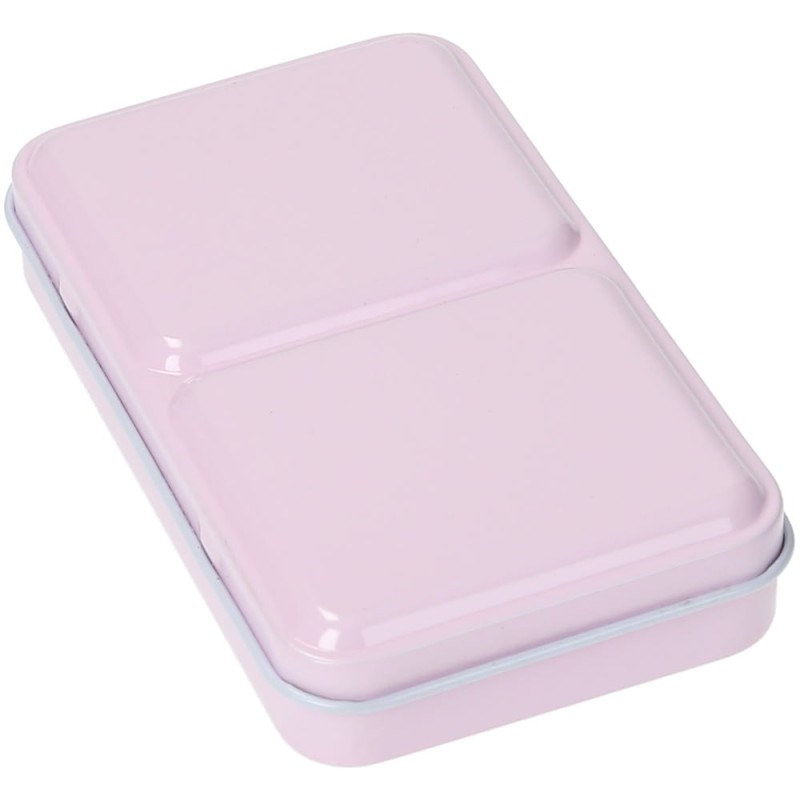 Kasetka metalowa Różowa Renesans MAŁA na akwarele 12 półkostek