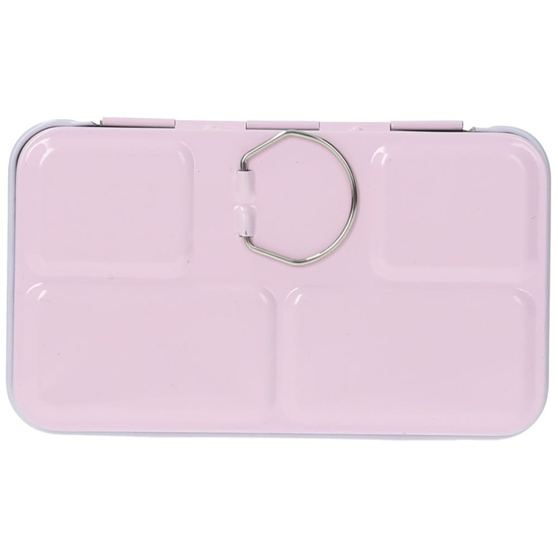 Kasetka metalowa Różowa Renesans MAŁA na akwarele 12 półkostek