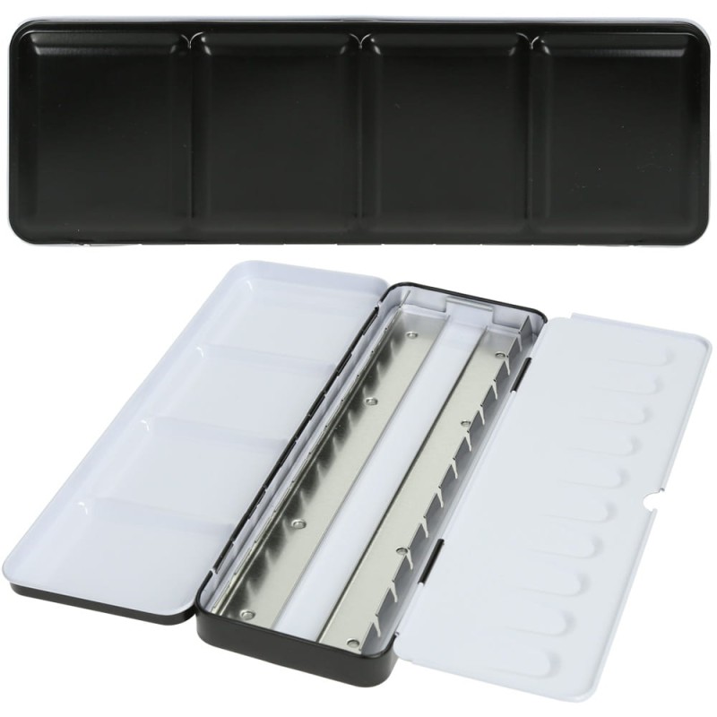 Kasetka metalowa Renesans profesjonalna na akwarele 24 półkostki