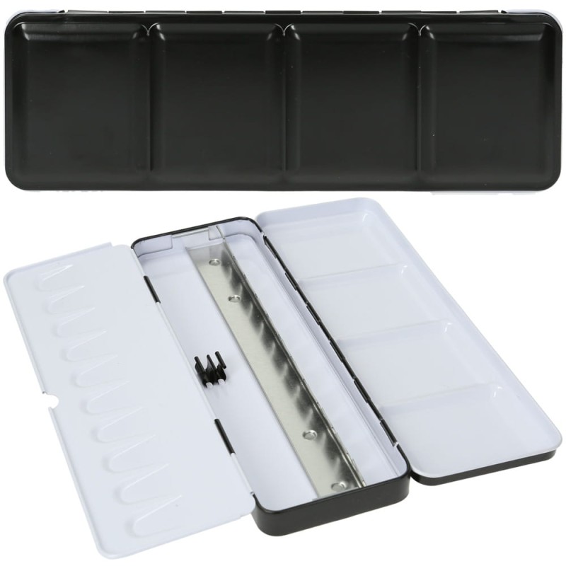 Kasetka metalowa Renesans profesjonalna na akwarele 12 półkostek