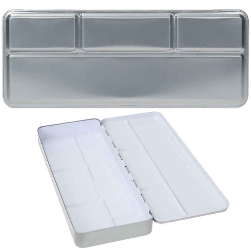 Kasetka metalowa Renesans na 8 tubek akwareli