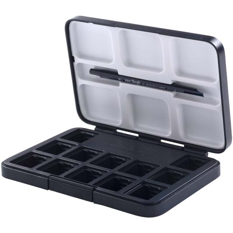 Kasetka plastikowa Van Gogh na akwarele 12 kostek ciemny granat