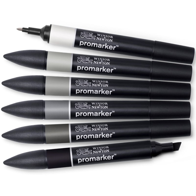 Zestaw Promarker 6 szt Neutral Tones Winsor &amp; Newton