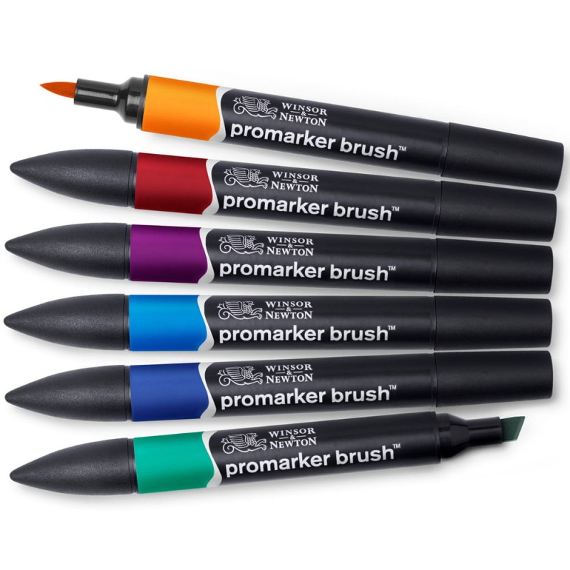 Zestaw Promarker Brush 6 szt Rich Tones