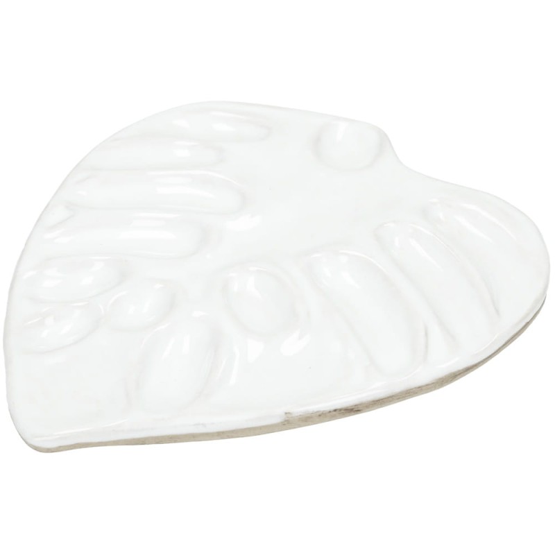 Paletka ceramiczna Renesans w kształcie liścia