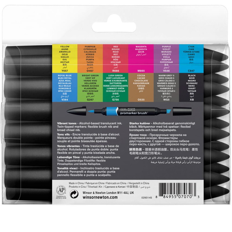 Promarker Brush 12+1 szt Vibrant Tones e.jpg