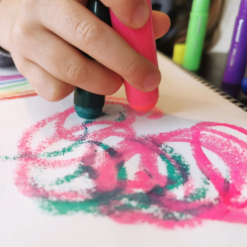 Kredki wykręcane Poster paint stick Neon Bruynzeel