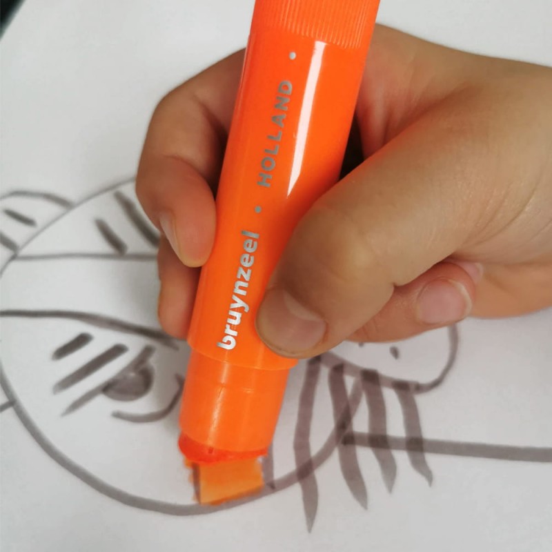 Kredki wykręcane Bruynzeel Poster paint stick set Basic 6 colours