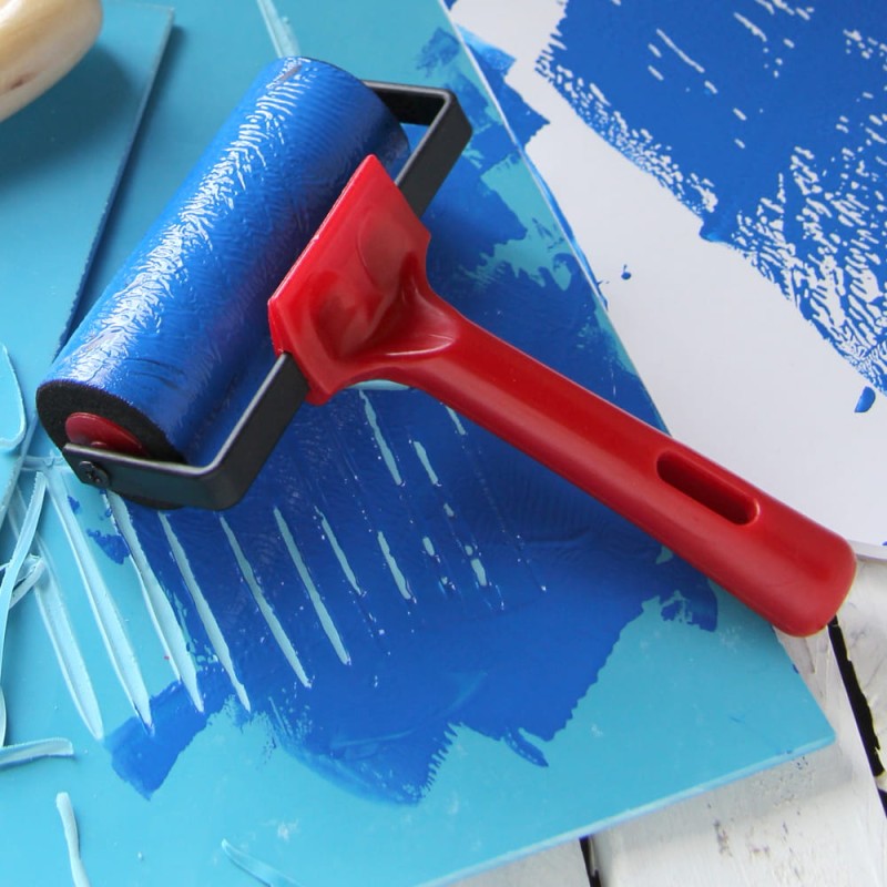 Wałek gumowy do linorytu Soft Art Creation 95 mm