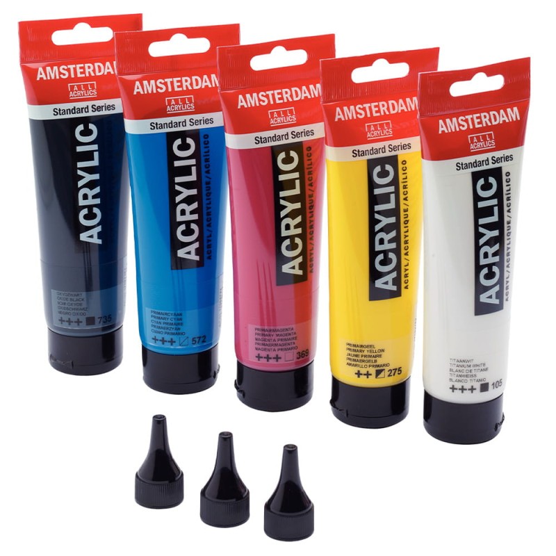 Farby akrylowe Amsterdam Standard Nozzles 5x120 ml