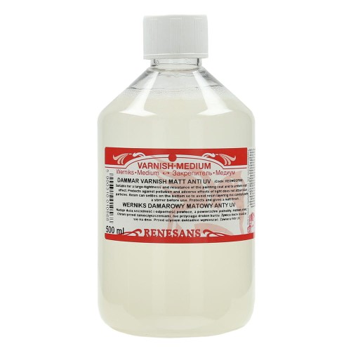 Werniks damarowy końcowy Matowy anty UV Renesans 500 ml
