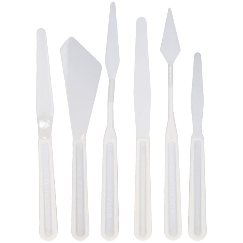 Zestaw 6 szpachelek plastikowych Royal&amp;Langnickel