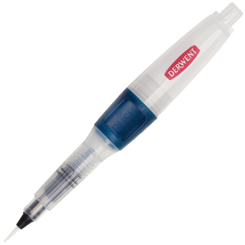 Pisak pędzelkowy pusty Push Button Derwent - Medium Tip