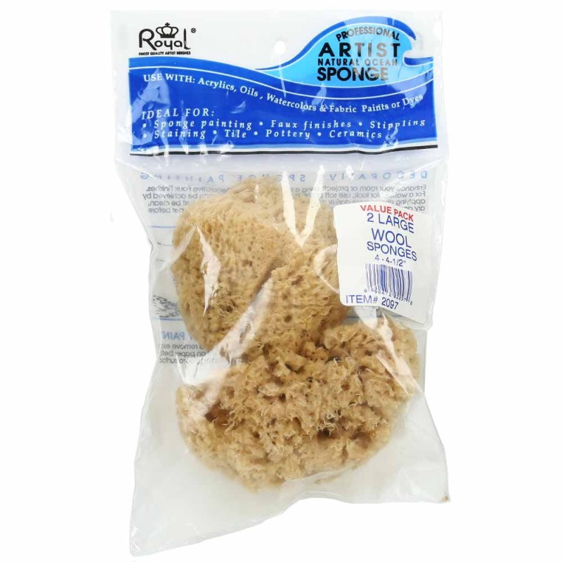 Naturalna gąbka morska 2 szt. L Royal Langnickel  R2097