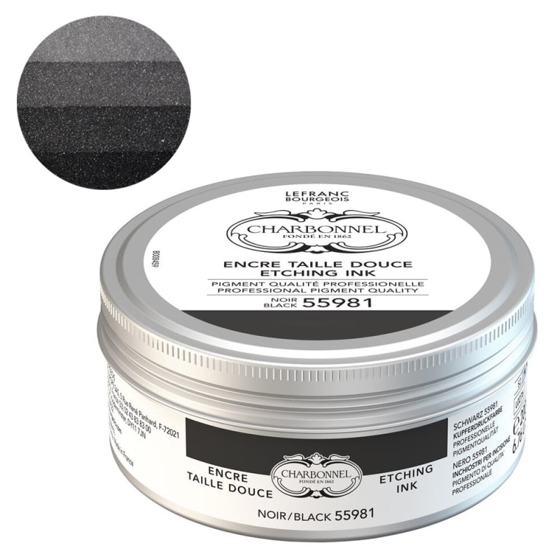 Farba graficzna Etching Ink Charbonnel 200 ml Czarna 55981