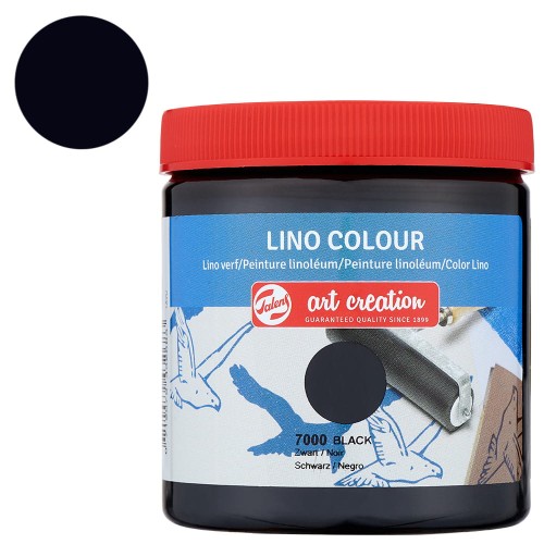 Farba Lino Colour Art Creation Talens 250 ml - 7000 Black 