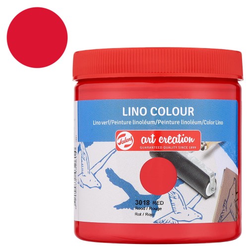 Farba Lino Colour Art Creation Talens 250 ml - 3018 Red 