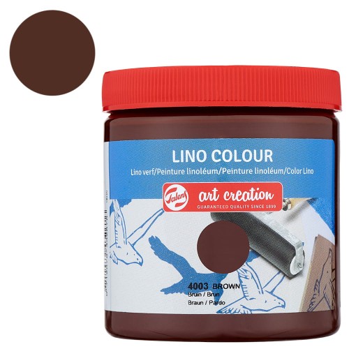 Farba Lino Colour Art Creation Talens 250 ml - 4003 Brown 
