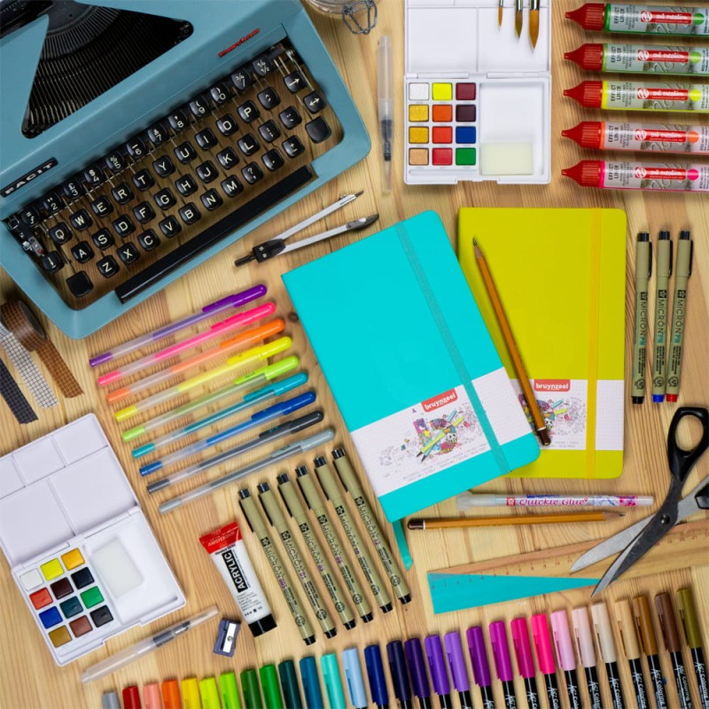 Cienkopisy Micron Pigma Black Sakura 6 szt + Brush + PN