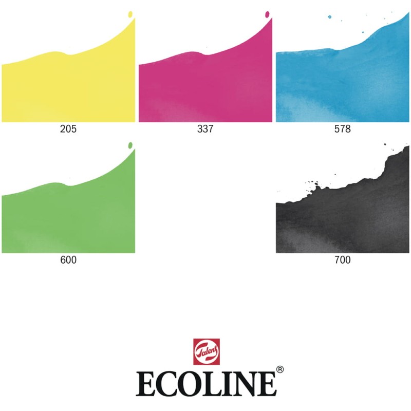 Farby akwarelowe Ecoline Primary Set 5 x 30 ml