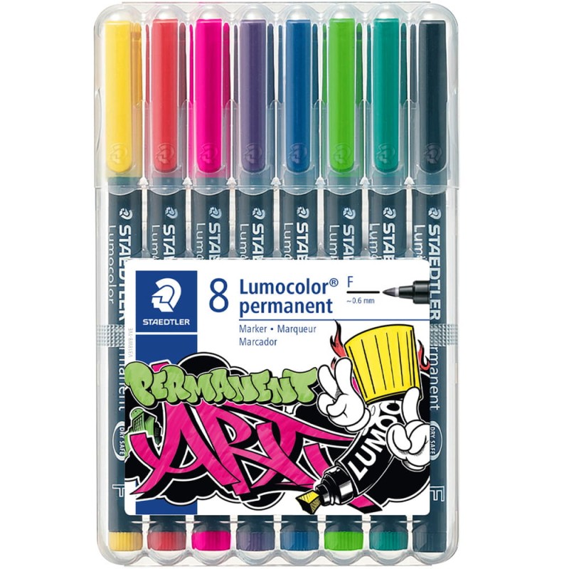 Zestaw foliopisów Lumocolor ART Staedtler F w etui 8 szt.jpg