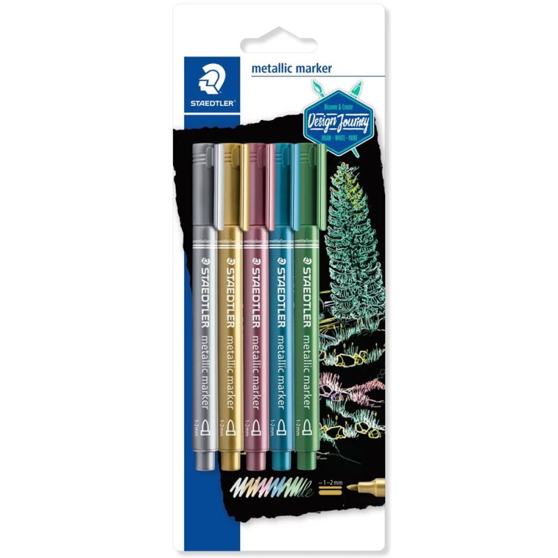 Zestaw markerów metalicznych Metallic Marker Staedtler 5 szt