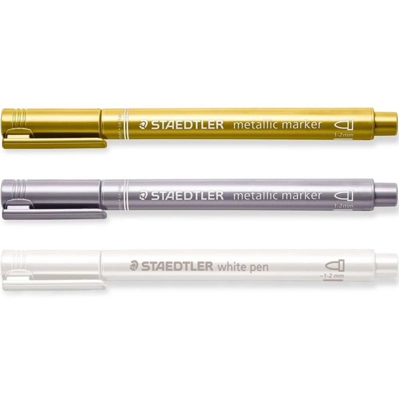 Zestaw markerów metalicznych Metallic Pen Staedtler 3 szt