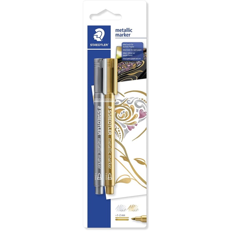 Zestaw markerów metalicznych Metallic Marker Staedtler 2 szt